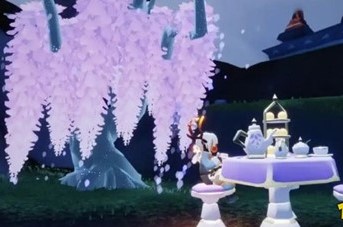 光遇紫藤花茶桌怎么换 