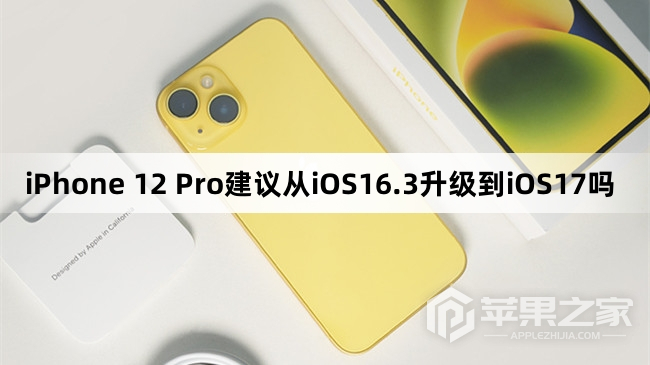 iPhone 12 Pro需要从iOS16.3升级到iOS17吗