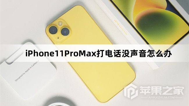 iPhone11ProMax打电话没声音怎么处理