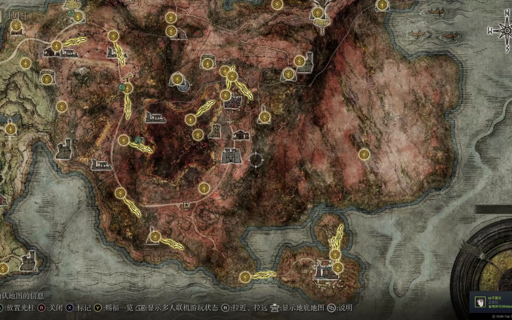 艾尔登法环开局地图怎么走  地形效果一览