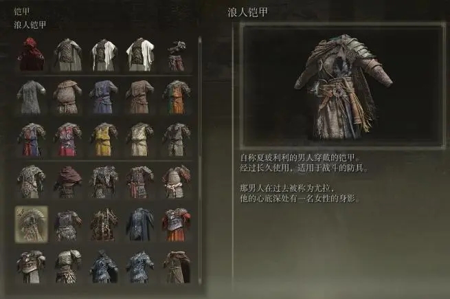 艾尔登法环战士用什么防具 防具效果一览
