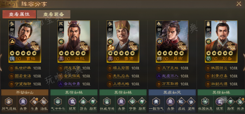 《三国志战棋版》S4哪些阵容适合升御 S4英雄阵容升御推荐图片2