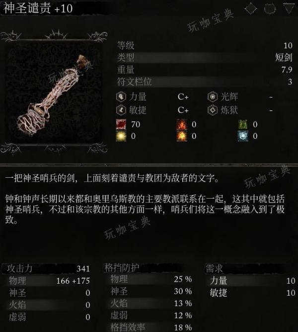 《堕落之主》武器 神圣遣责介绍