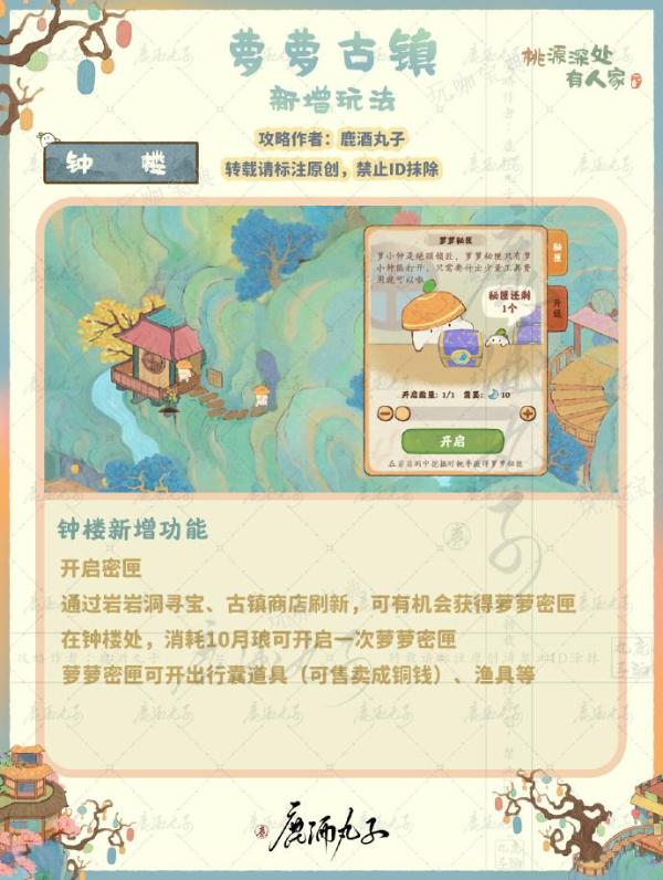 《桃源深处有人家》萝萝有新市玩法推荐