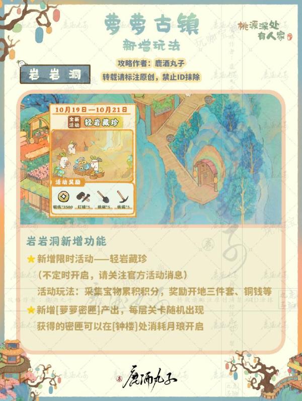 《桃源深处有人家》萝萝有新市玩法推荐