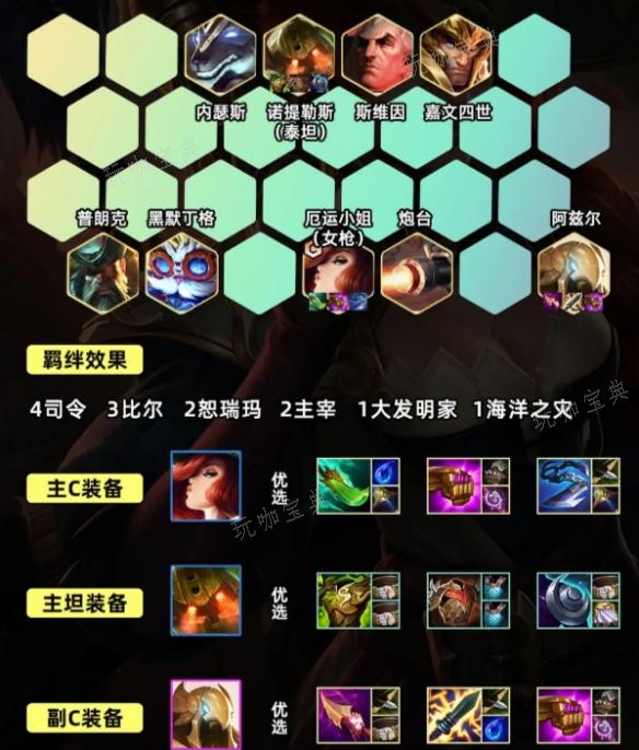 《金铲铲之战》司令女枪阵容玩法分享