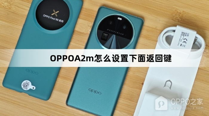 OPPOA2m如何设置下面返回键