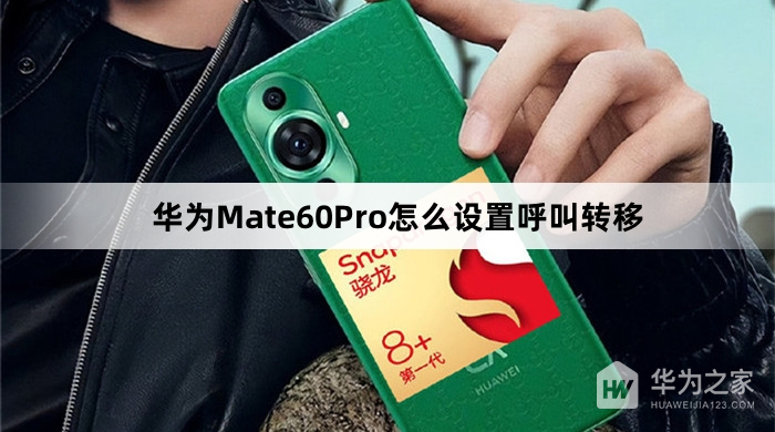 华为Mate60Pro如何设置呼叫转移