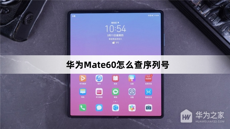 华为Mate60如何查序列号