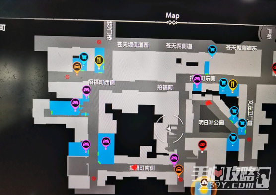 《如龙7外传无名之龙》four shine的招牌位置