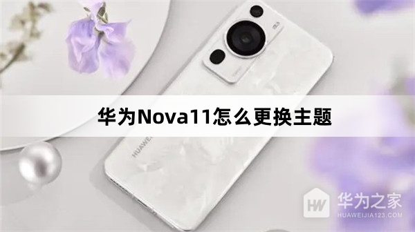 华为Nova11如何更换主题