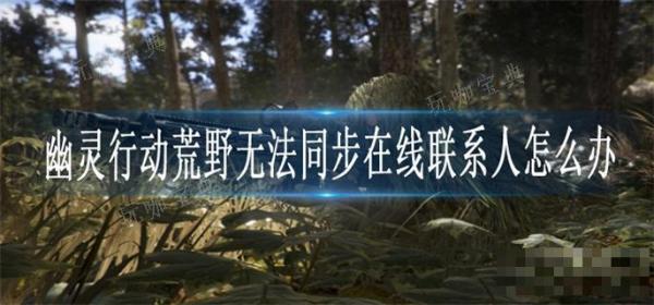 幽灵行动荒野无法同步在线联系人怎么办