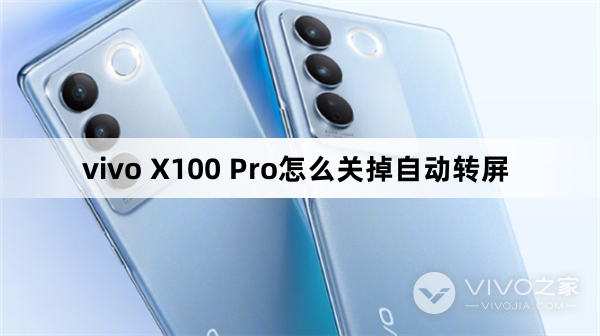 vivo X100 Pro怎么关掉自动转屏