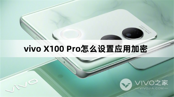 vivo X100 Pro怎么设置应用加密