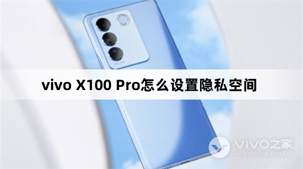 vivo X100 Pro怎么设置隐私空间