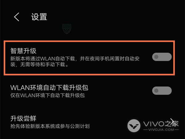 vivo Y100如何关闭自动更新