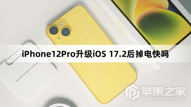 iPhone12Pro升级iOS 17.2后掉电如何