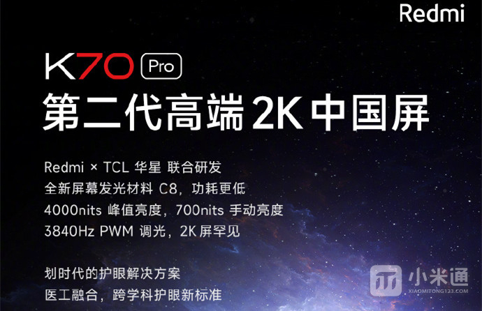 Redmi K70 Pro是什么屏幕