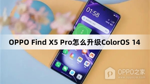 OPPO Find X5 Pro如何升级ColorOS 14
