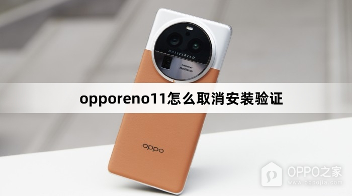 opporeno11如何取消安装验证