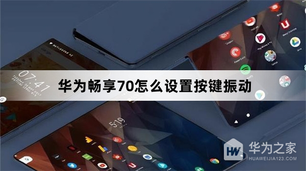华为畅享70如何设置按键振动