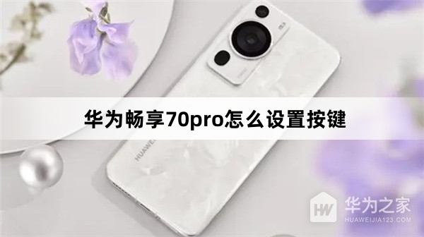 华为畅享70pro如何设置按键