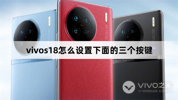 vivos18设置下面的三个按键教程