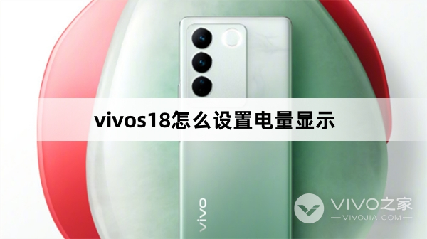 vivos18如何设置电量显示