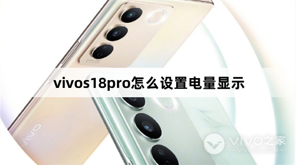 vivos18pro如何设置电量显示