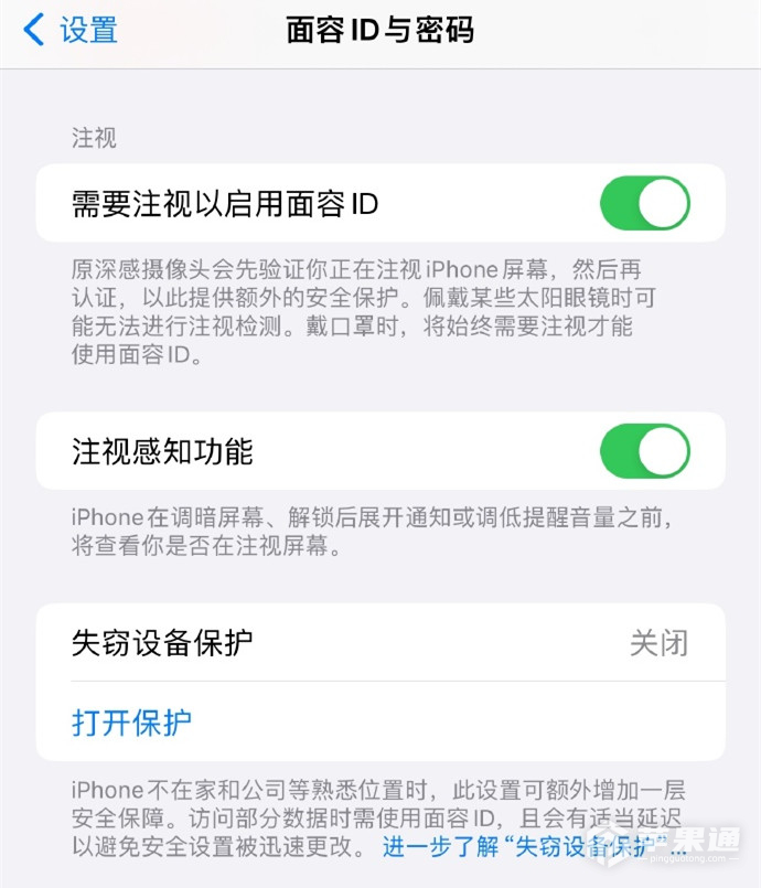 iPhone14ProMax如何设置被盗设备保护功能？