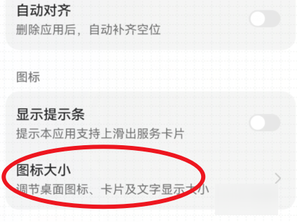 荣耀magic6至臻版怎么调节图标大小？
